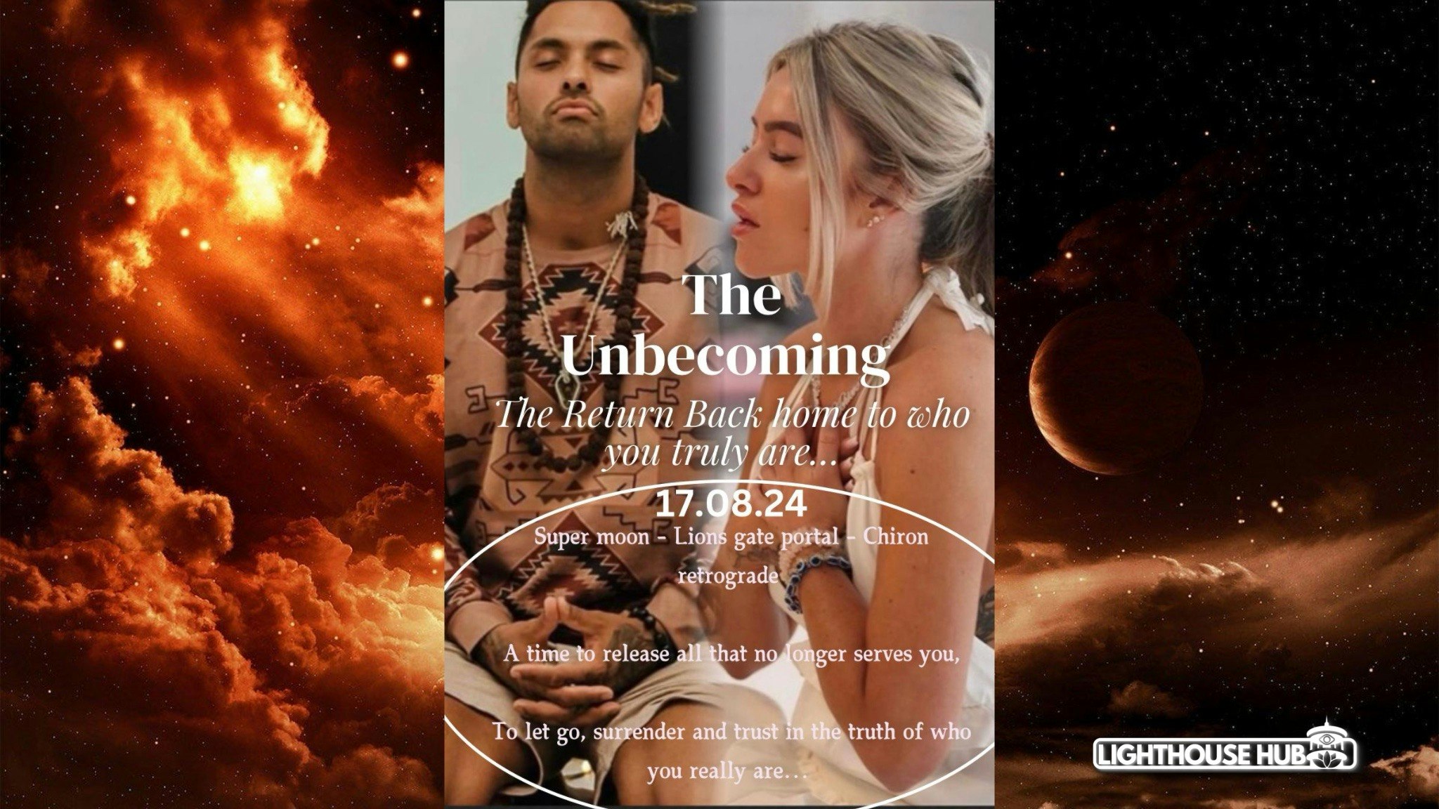 THE UNBECOMING – Returning Home | Full Moon Day Retreat (Saturday 17th August) @ THE LIGHTHOUSE HUB