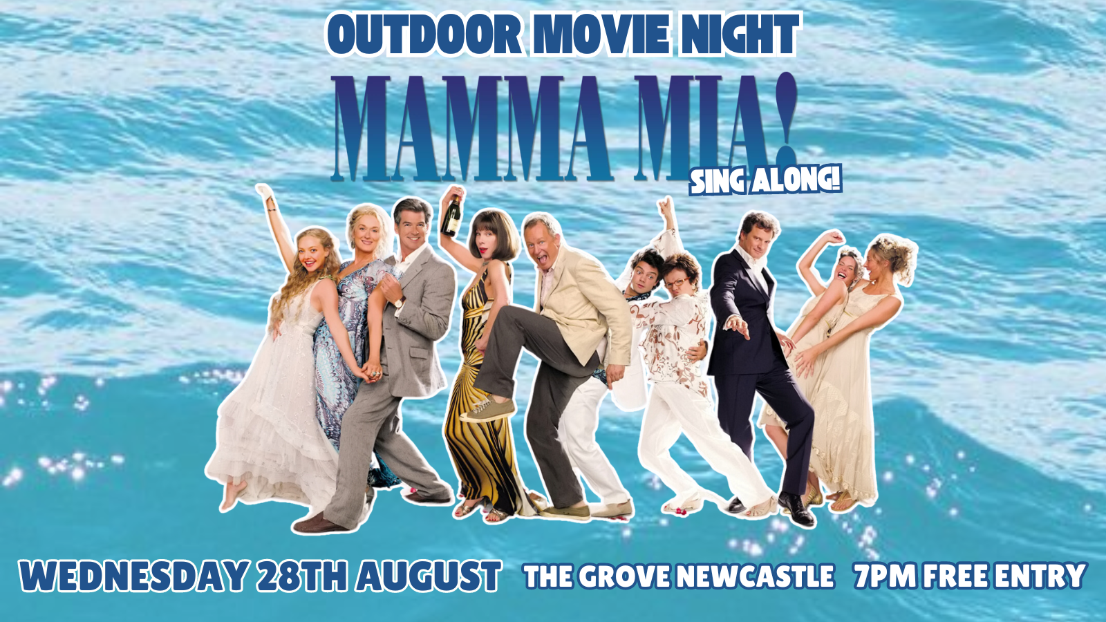 OUTDOOR MOVIE NIGHT | MAMMA MIA SING-ALONG