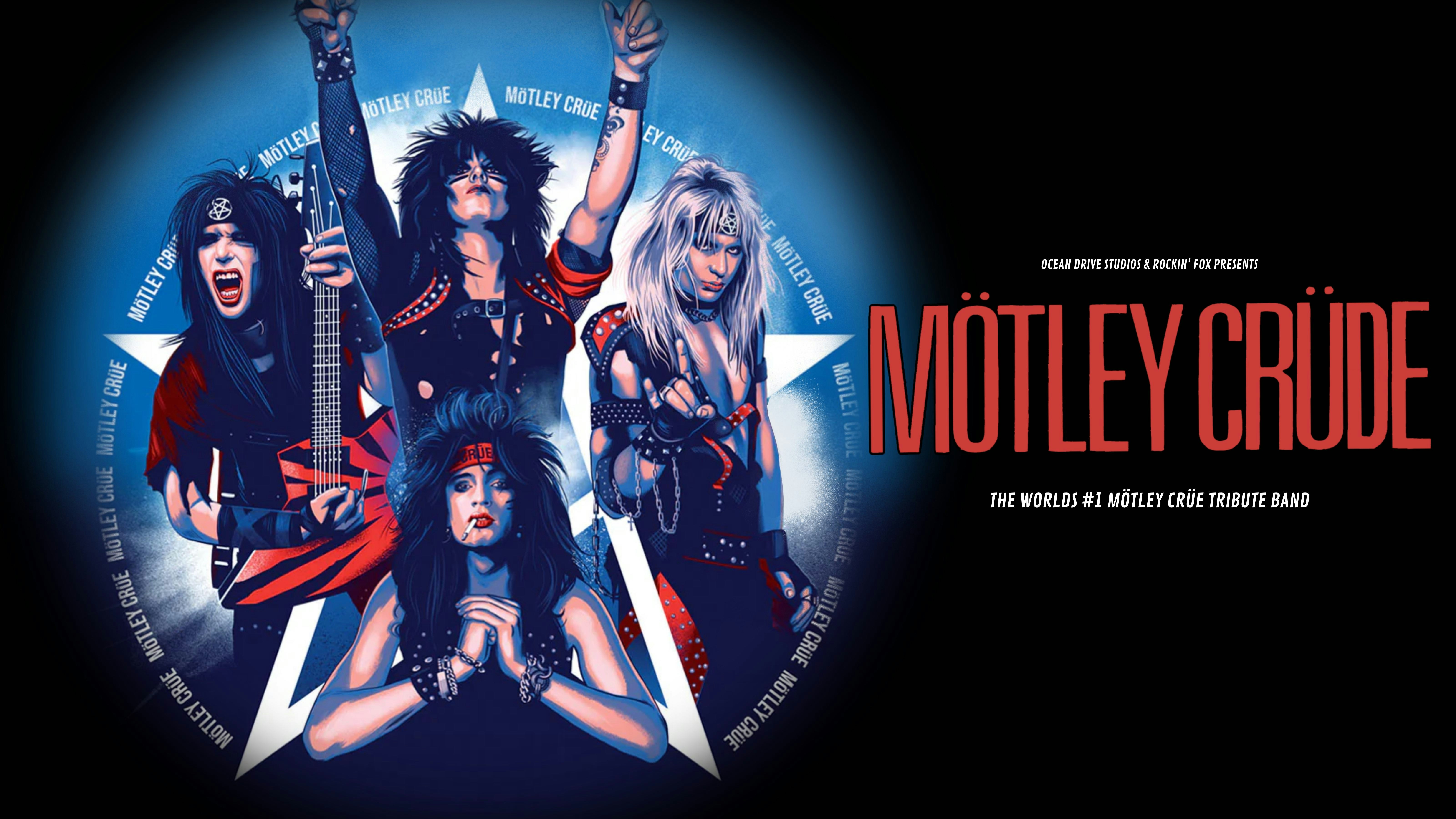 ☠️🎸 Motley Crue Tribute Night – 10th anniversary tour of Motley Crude