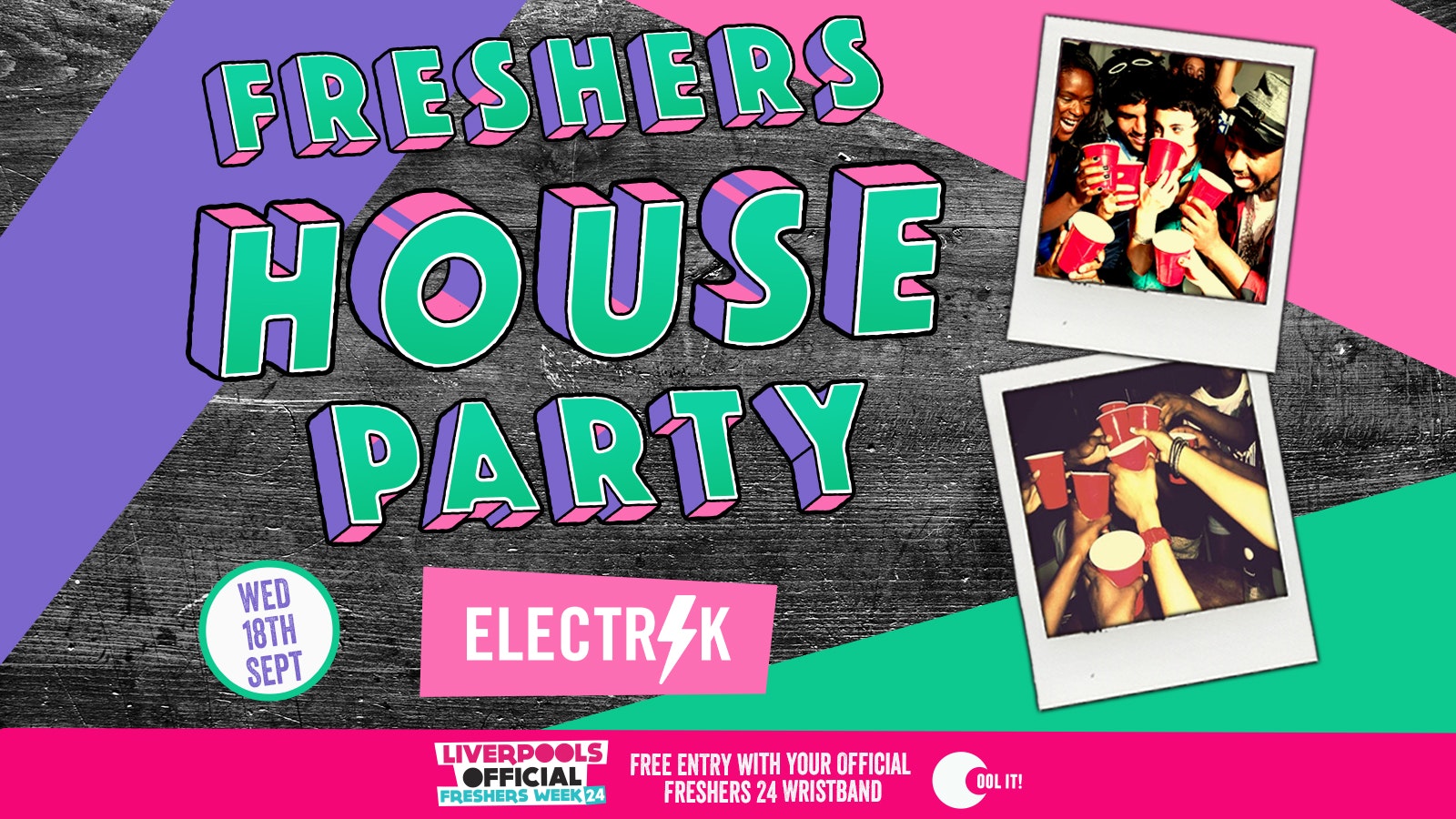 DAY 4 – OFFICIAL EVENT 2 – THE FRESHERS HOUSE PARTY