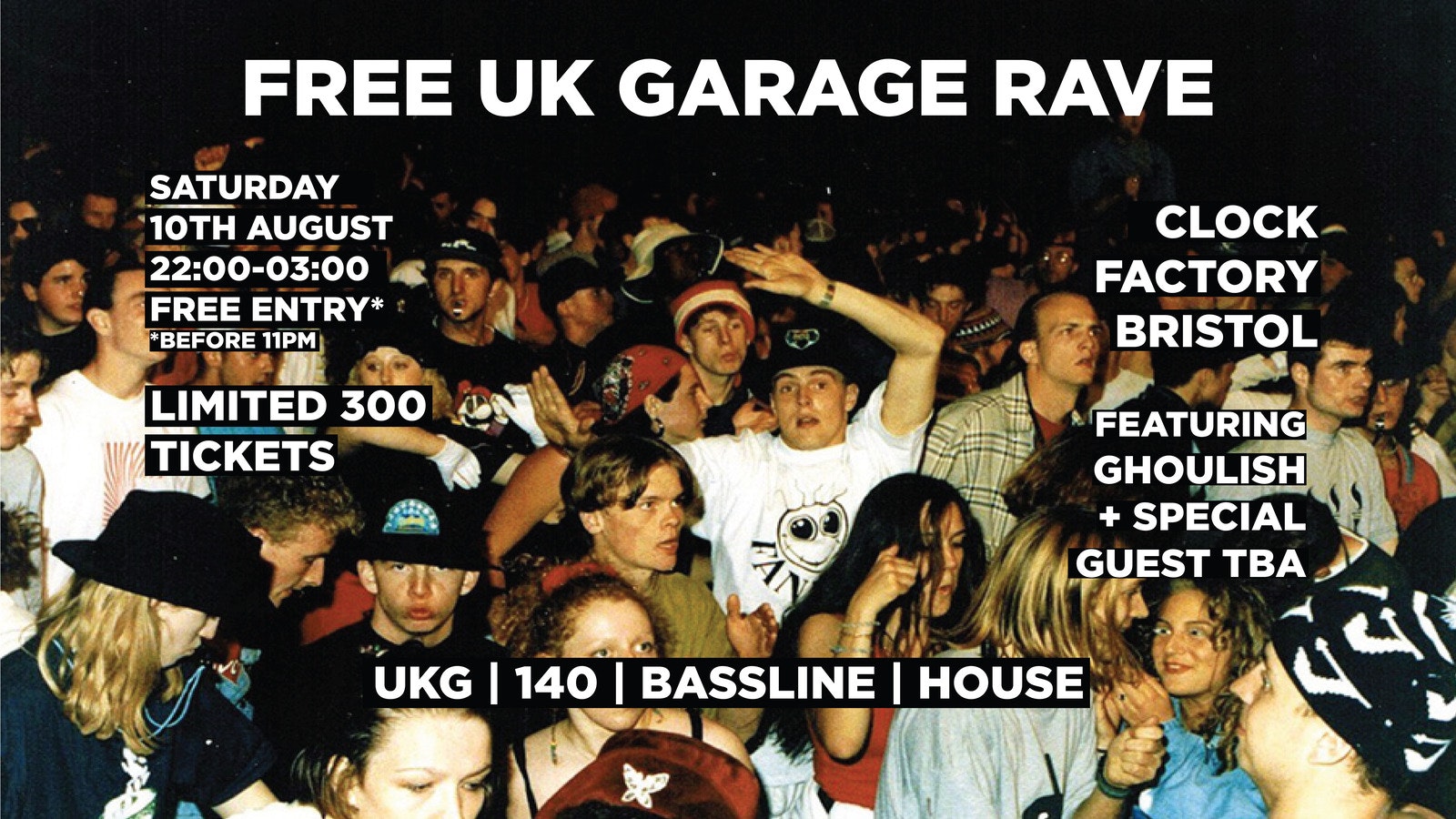 BOOMTOWN BLUES: FREE UK Garage Rave
