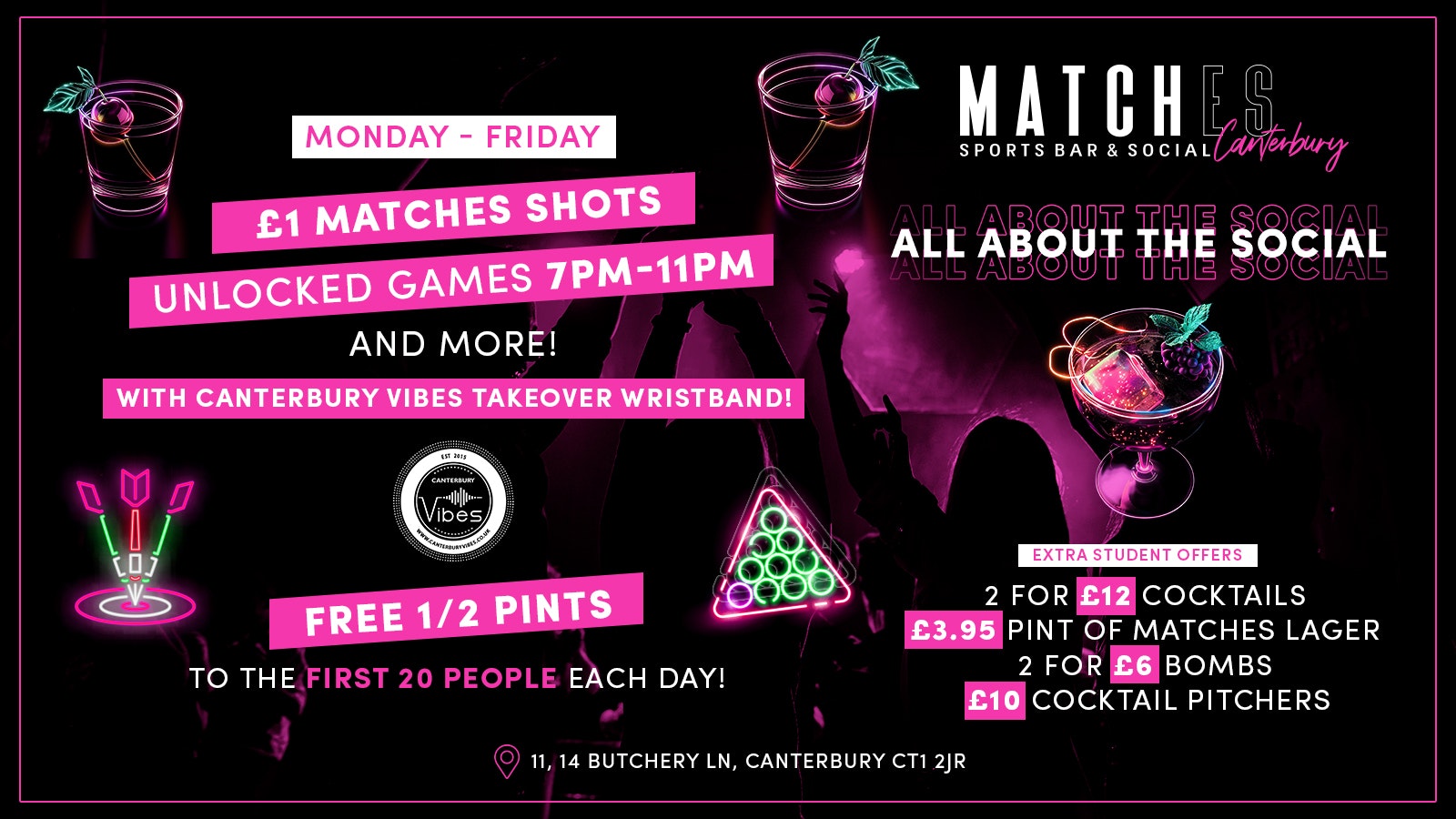 All About The Social @ Matches Sports Bar