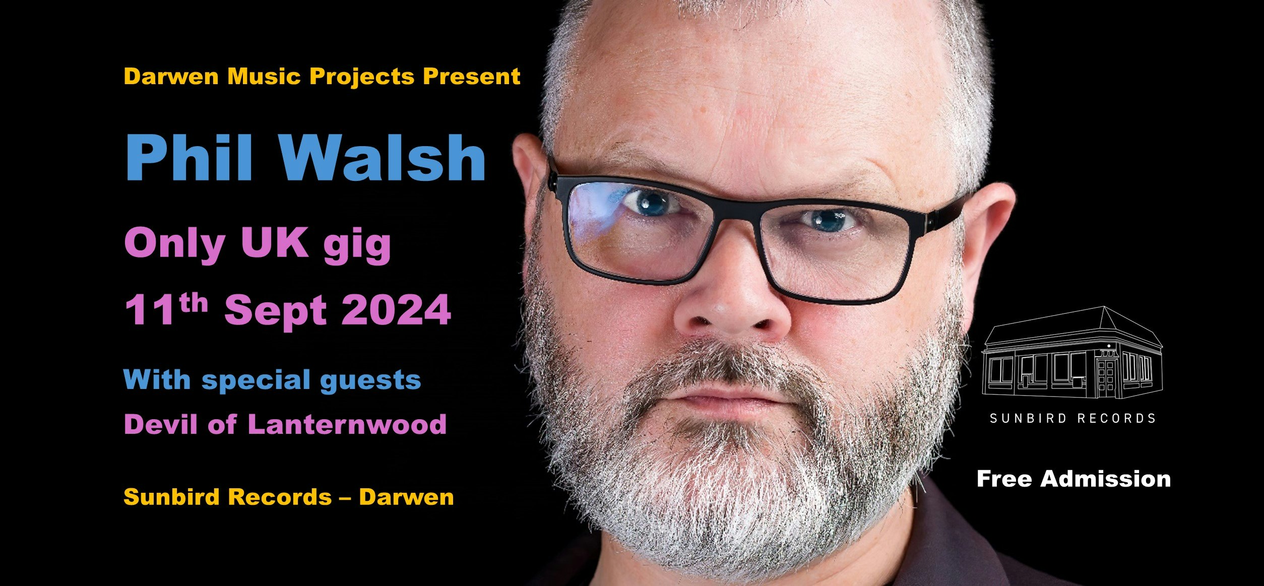 Phil Walsh – Only UK Live Gig in 2024