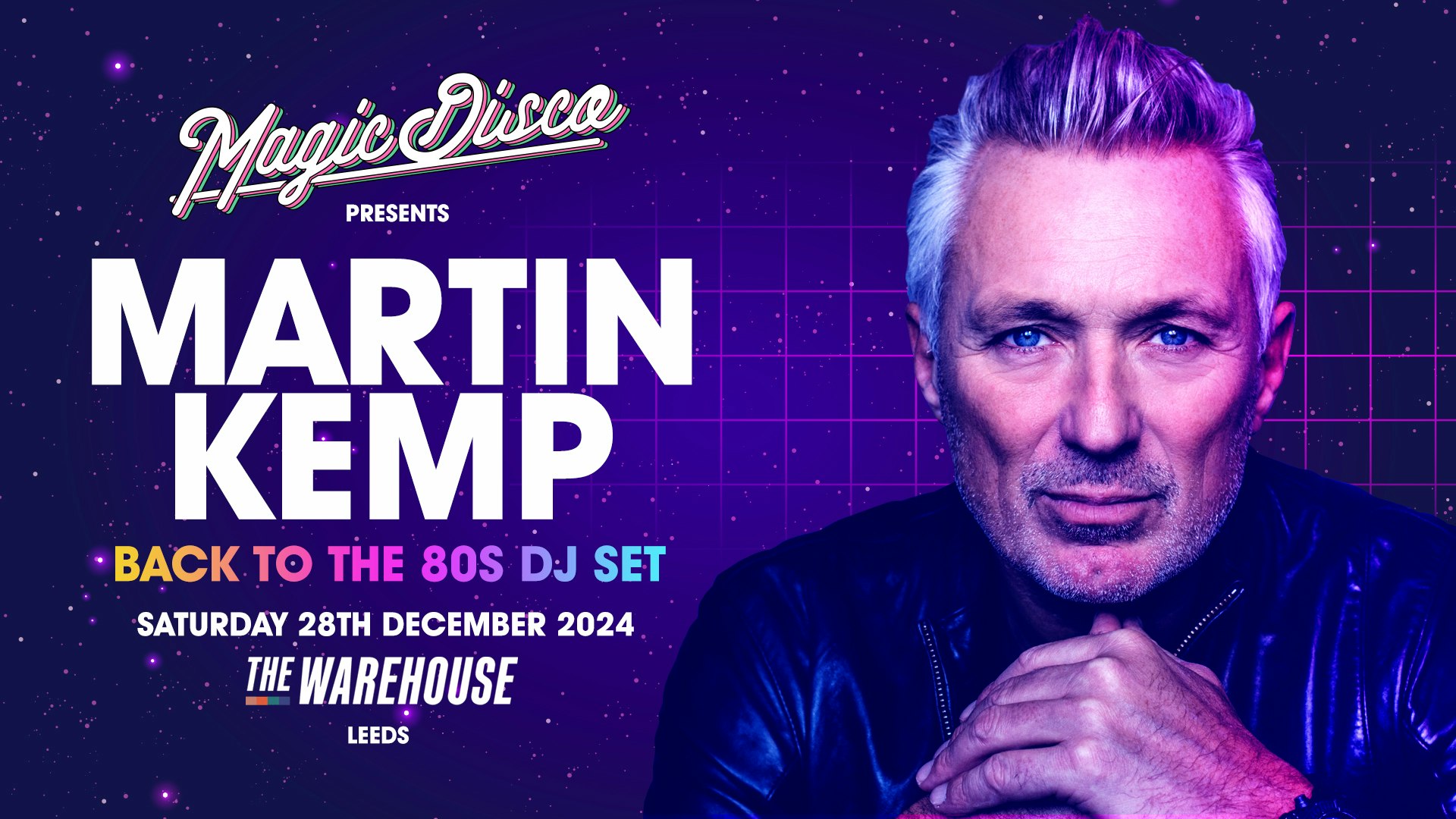 Martin Kemp Live DJ set – Back to the 80’s – Leeds