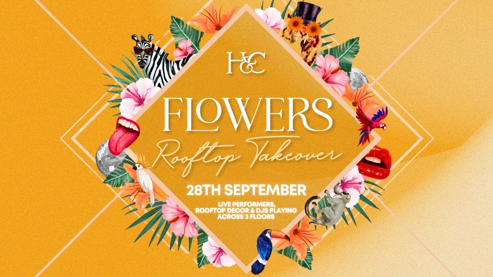 FLOWERS ROOFTOP TAKEOVER [PAY WEEKEND SPECIAL] – 28/09