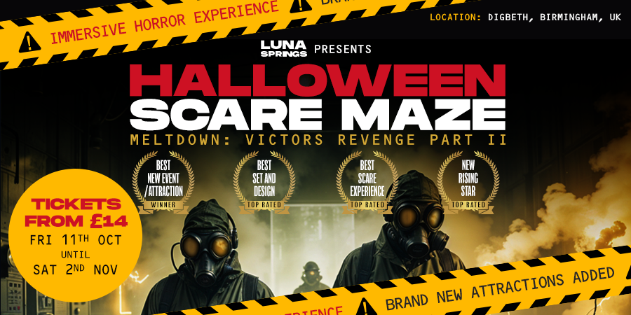 Halloween Scaremaze + FreakShow! – Saturday 12th October