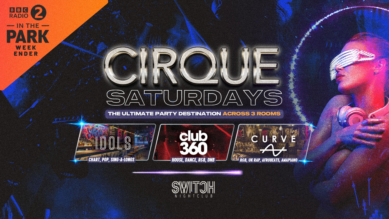 Switch Nightclub | Cirque Saturdays