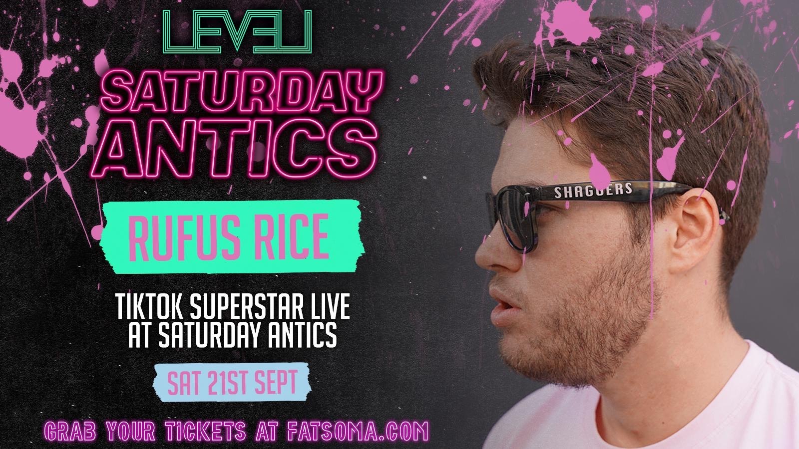 FRESHERS SATURDAY ANTICS – RUFUS RICE TIK TOK TAKE OVER
