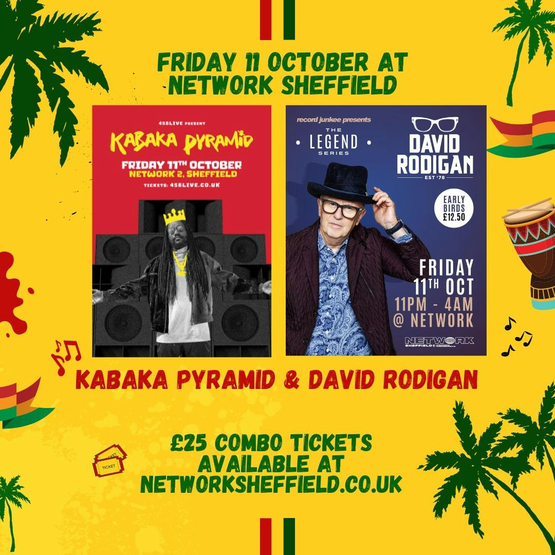 Kabaka Pyramid & David Rodigan [Combo Ticket]