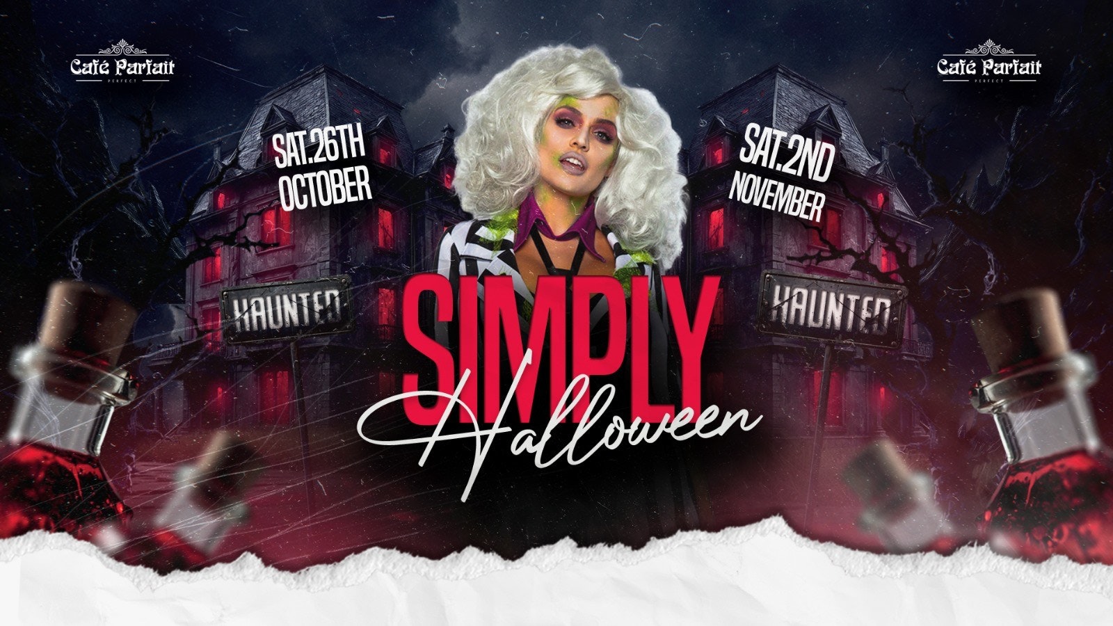 Simply Saturdays  @Cafe Parfait Halloween special