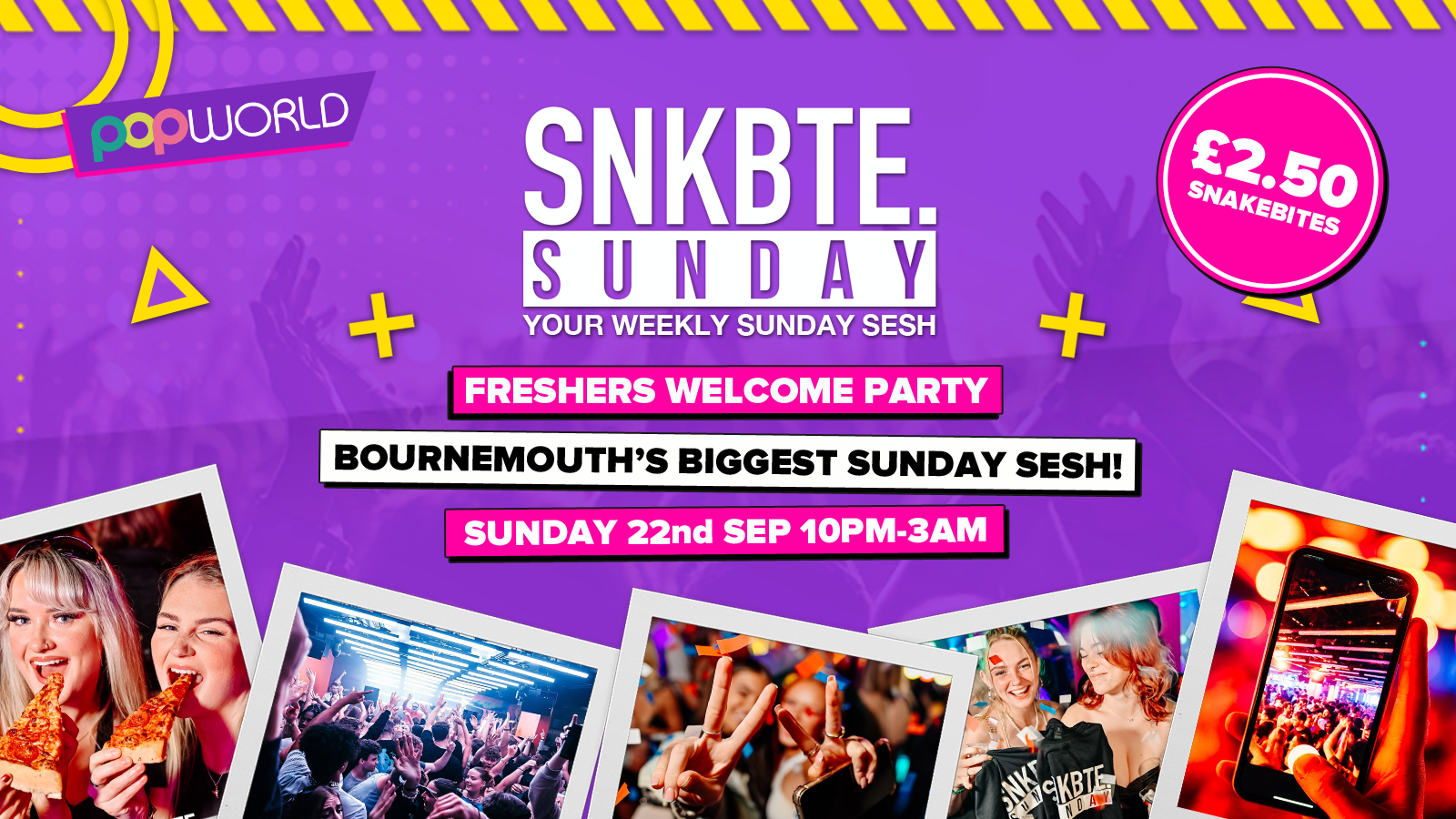 Bournemouth Freshers Welcome Party 2024 @Popworld