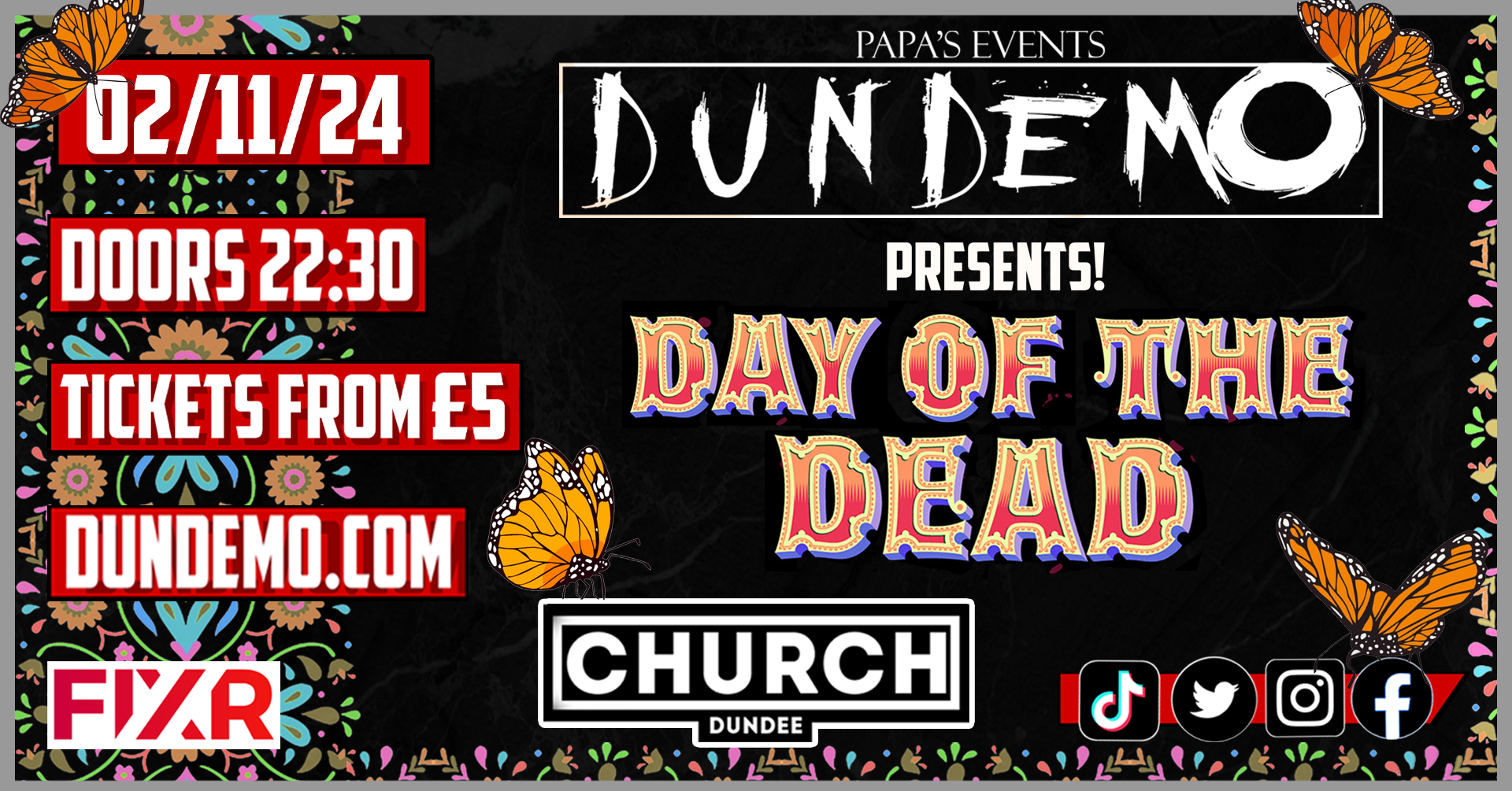 Dundemo: DAY OF THE DEAD Club night