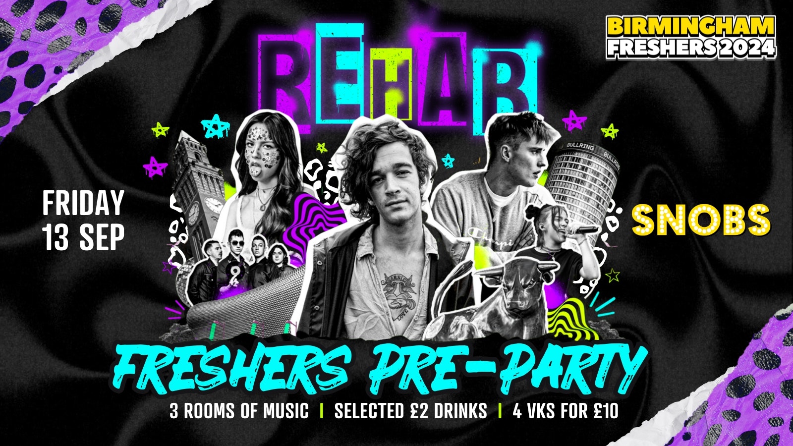 Rehab Fridays: Freshers Pre-Party! [TONIGHT] – 13th Sept