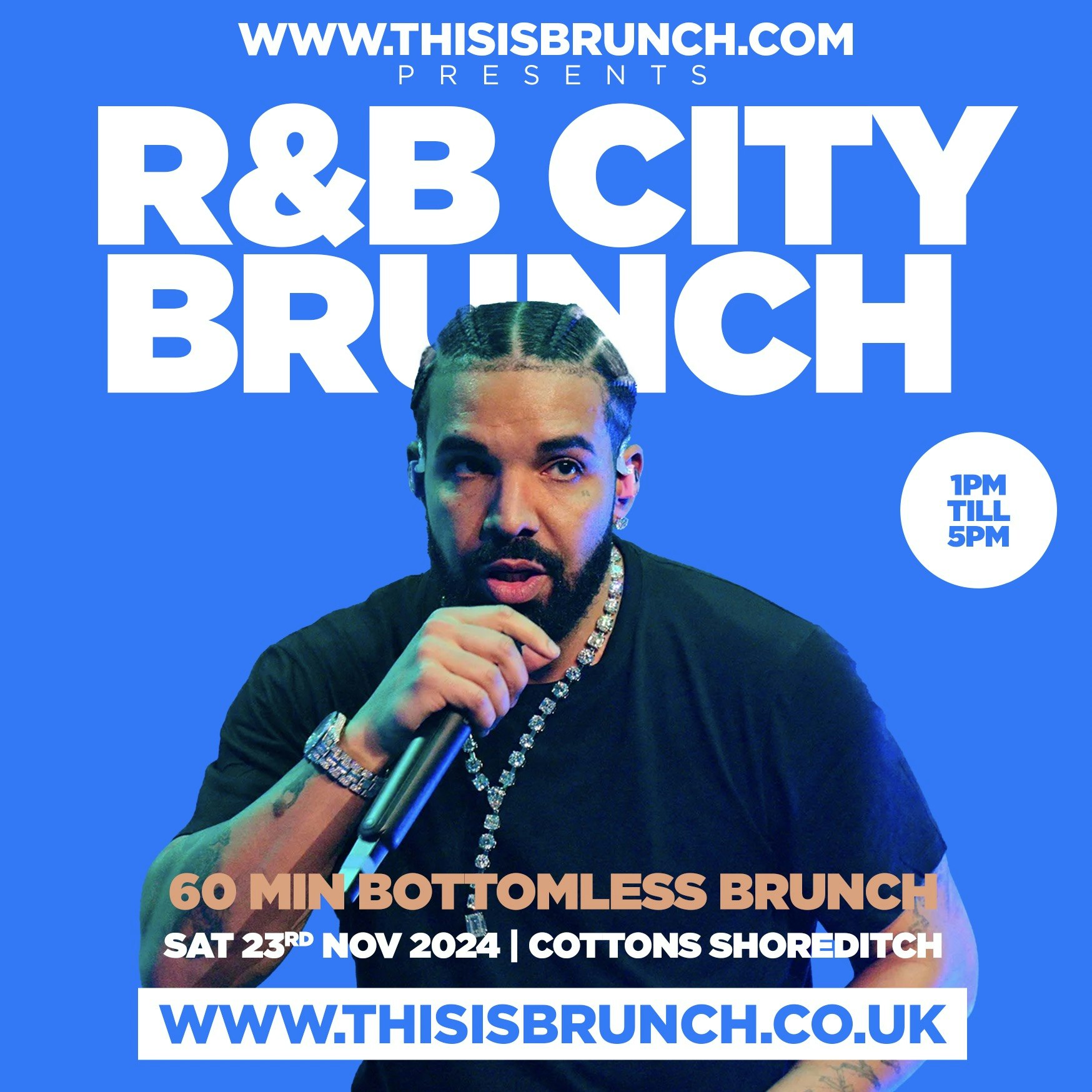 R&B CITY  BOTTOMLESS BRUNCH