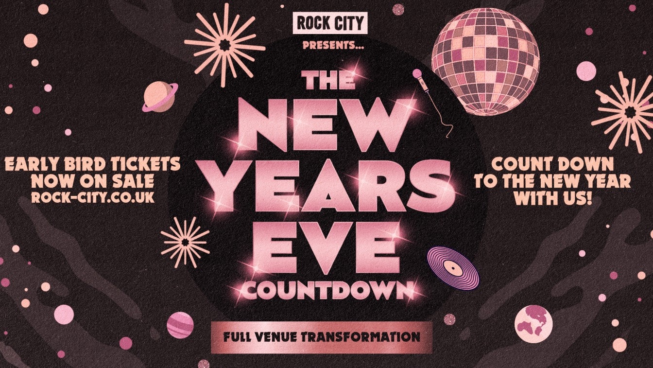 The New Years EVE Countdown 2024 – Rock City Presents the NYE Countdown 2024 – 31/12/24