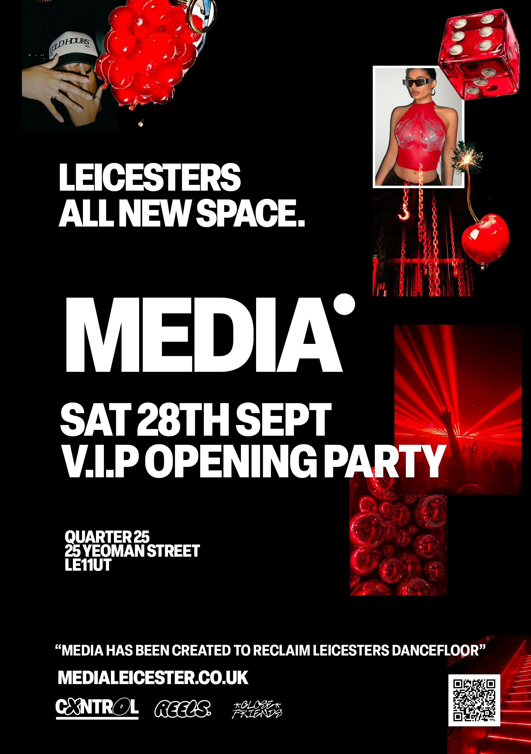 VIP INVITE ONLY 28TH SEPTEMBER – MEDIA LEICESTER – FULLY BOOKED