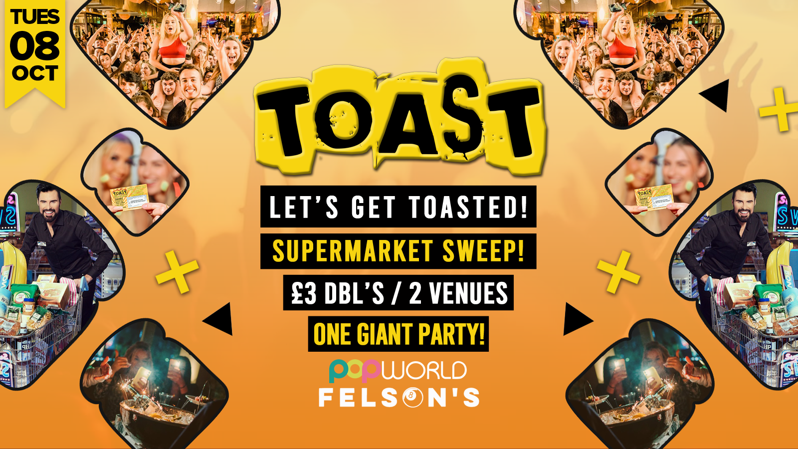 Toast • Supermarket Sweep Giveaway • Popworld & Felsons