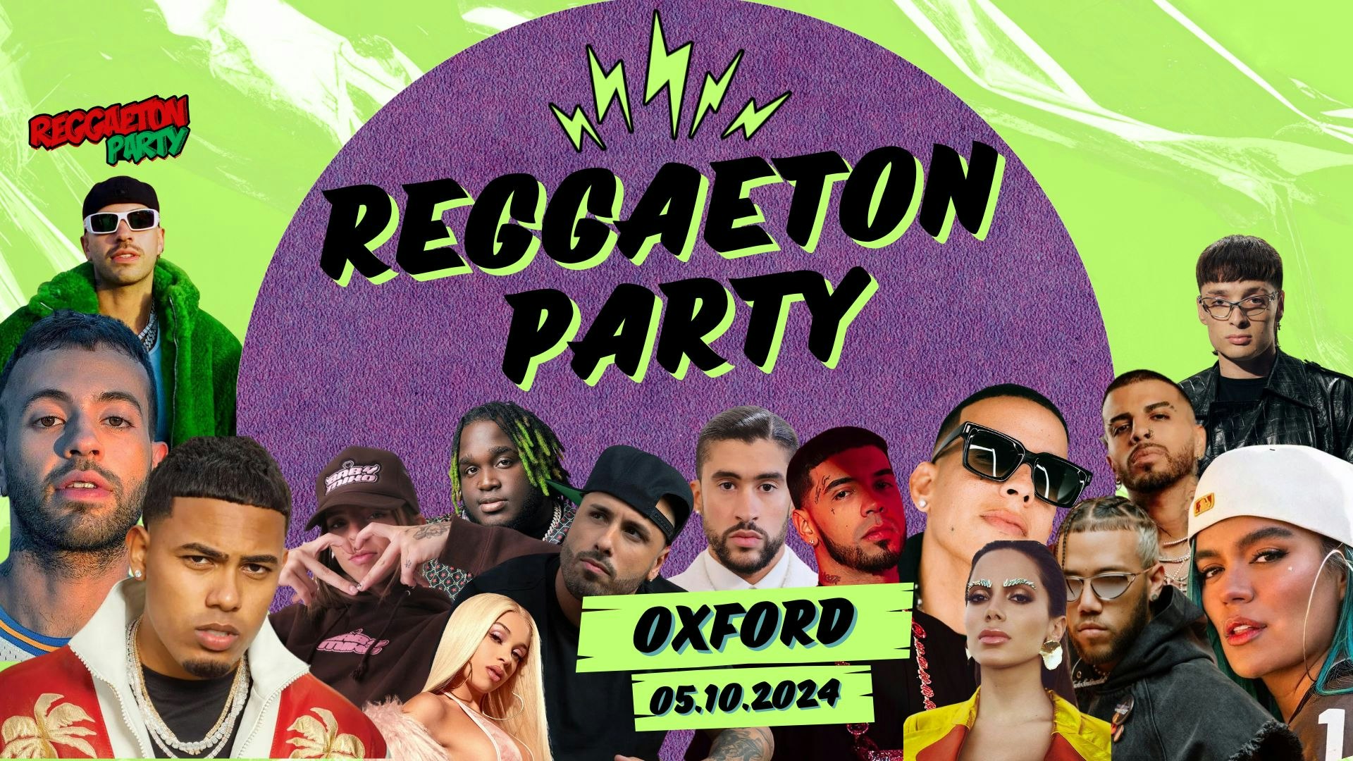 Reggaeton Party (Oxford) October 2024