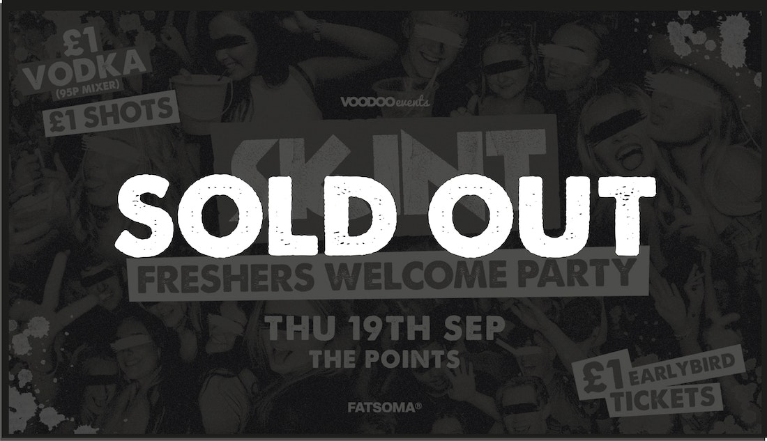 Skint – Freshers Welcome Party! 🎉🎈