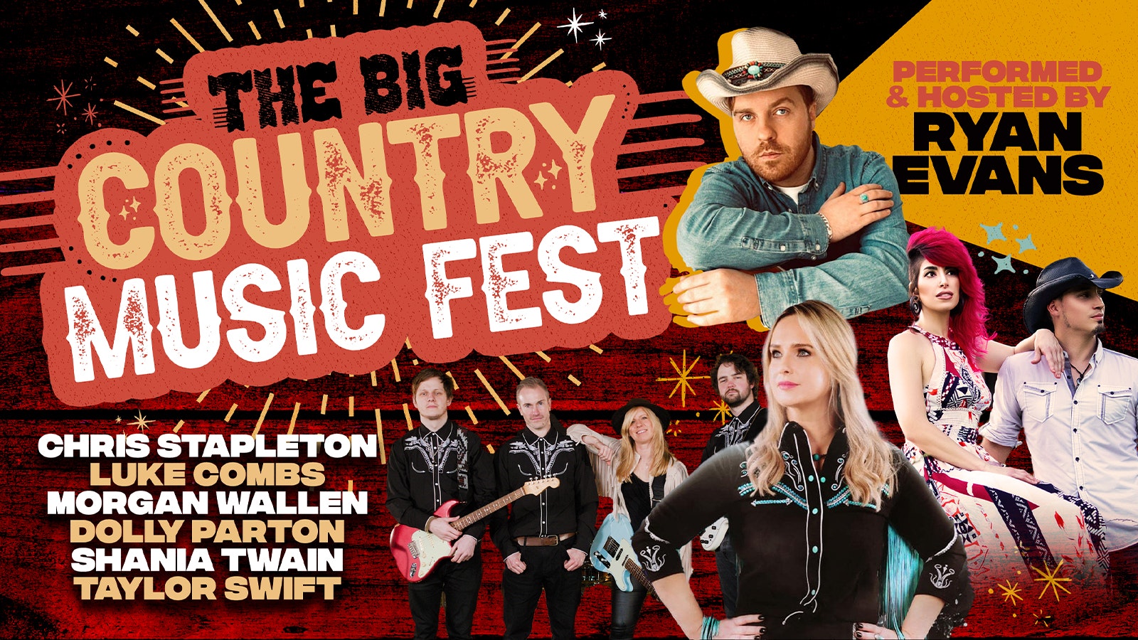 🚨 LAST FEW TICKETS! 🤠 The Big ‘All Day’ COUNTRY Music Fest ft live performances