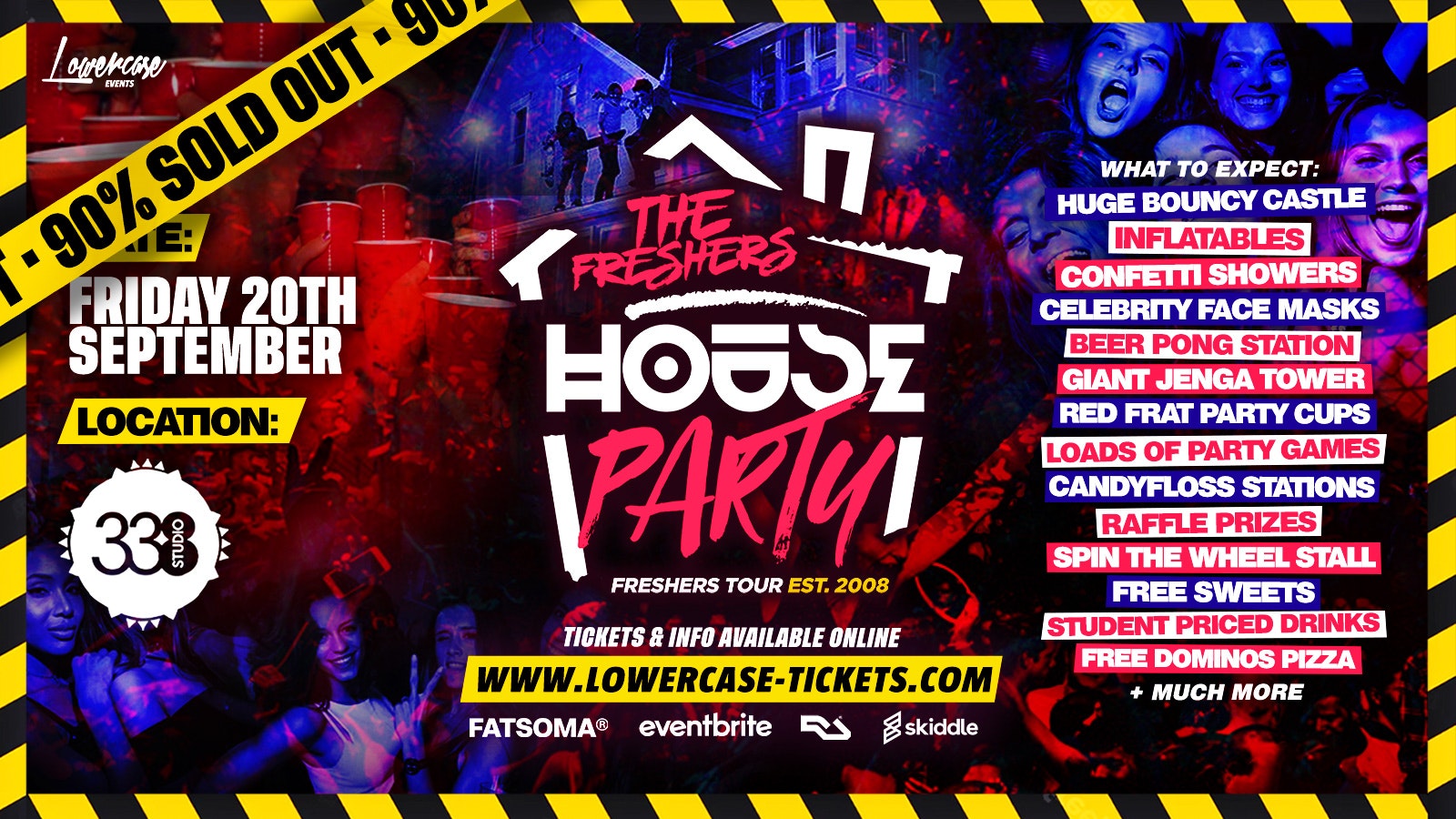 THE PROJECT X FRESHERS HOUSE PARTY @ STUDIO 338 LONDON! – LONDON FRESHERS WEEK 2024