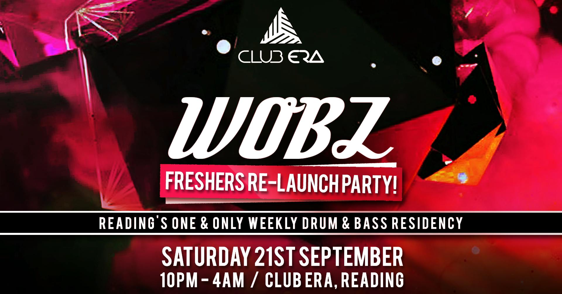 WOBZ [RELAUNCH PARTY] – BLCKHRY [SPECIAL GUEST] Saturday 21st September