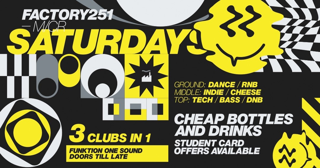 FACTORY SATURDAYS – OASIS AFTERPARTY!