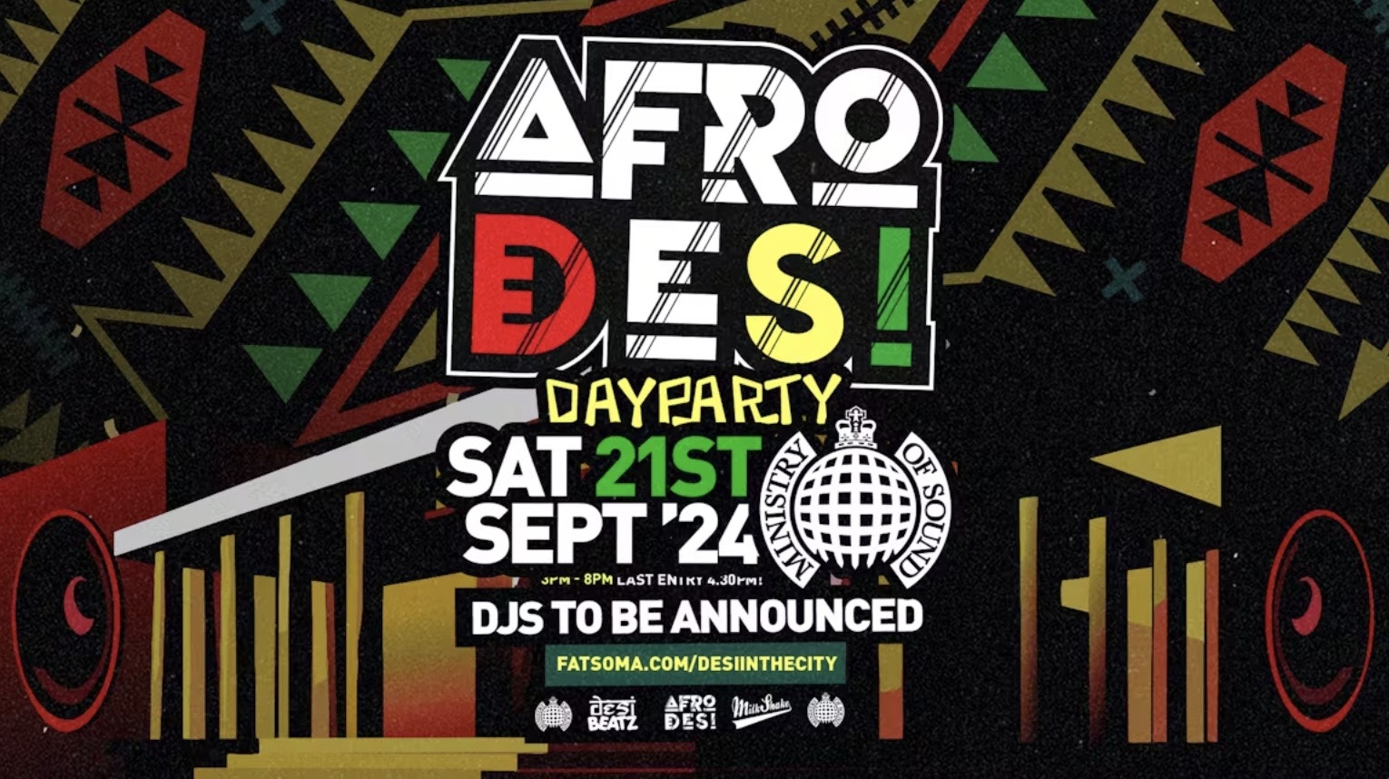 TODAY 3PM! AfroDesi Summer Daytimer at Ministry of Sound 📢☀️