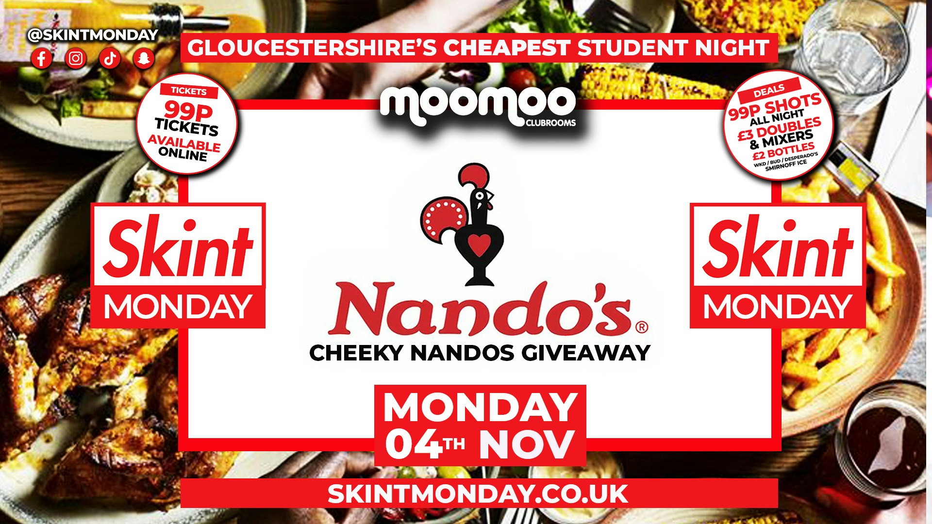 🤑 SKINT MONDAYS 💰NANDOS!! 😋