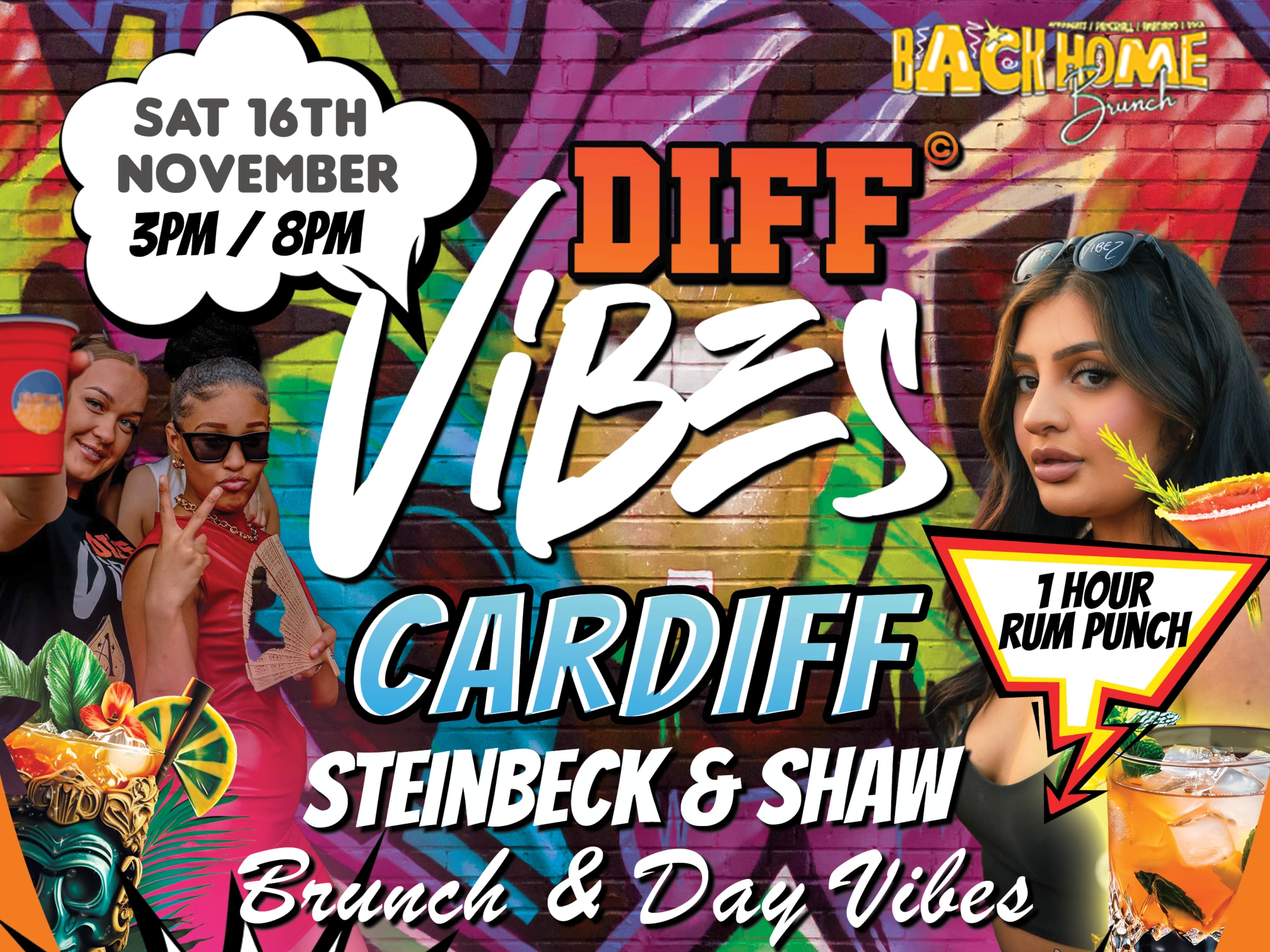 Diff Vibes - Cardiff at Steinbeck and Shaw, Cardiff on 16th Nov 2024 ...