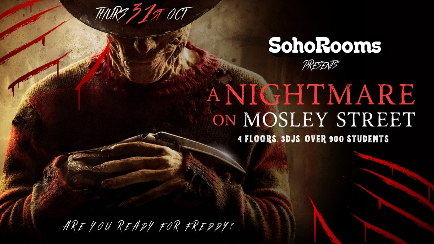 NIGHTMARE ON MOSLEY STREET🩸 HALLOWEEN SOHO ROOMS 2024 🩸 THURS 31ST OCT