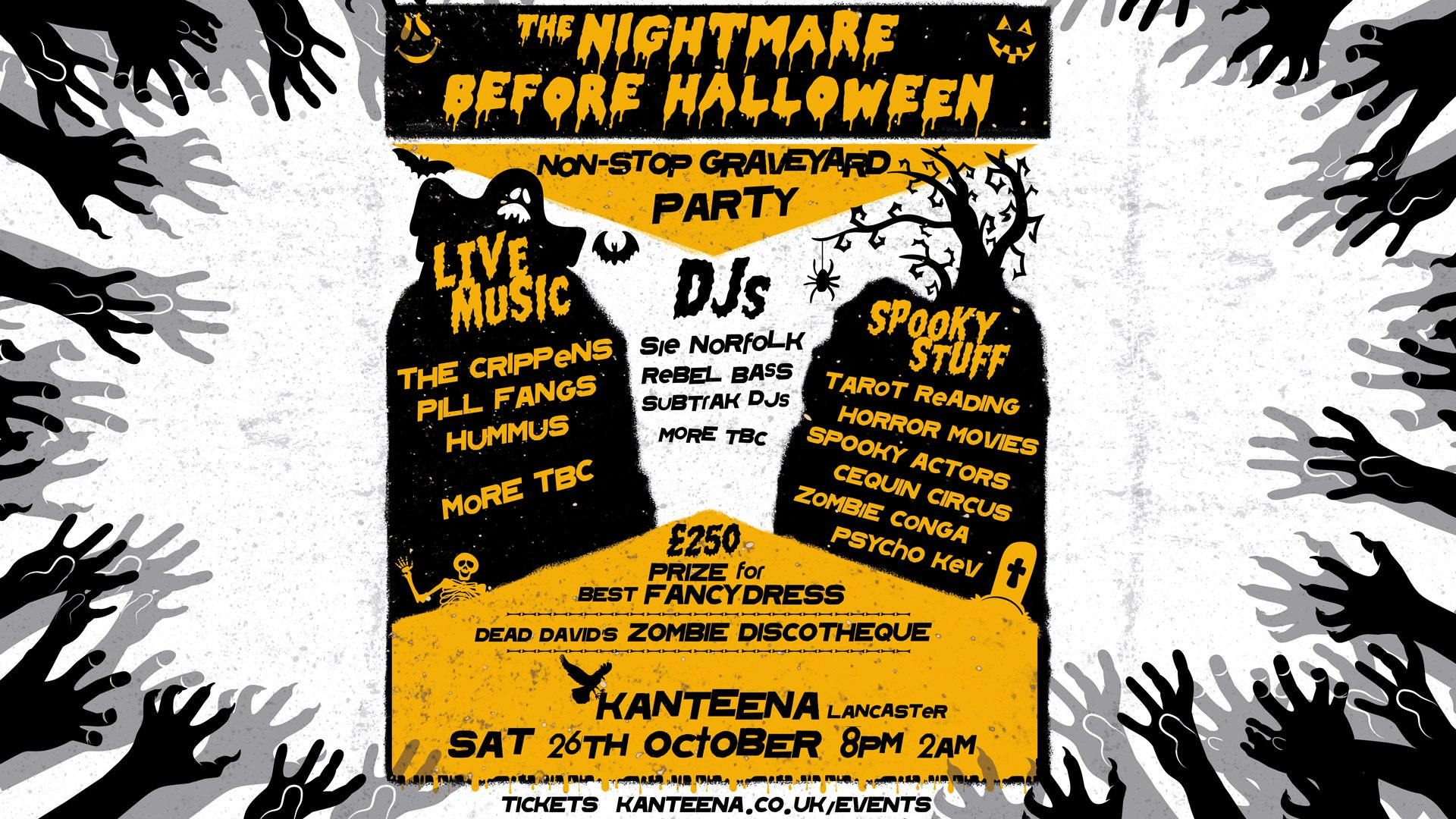 The NightMare Before Halloween, The Non-Stop Graveyard Party.