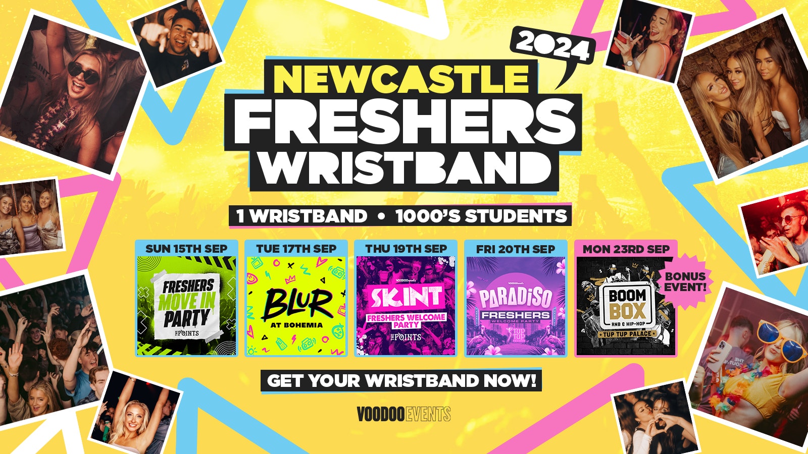 NEWCASTLE FRESHERS WRISTBAND
