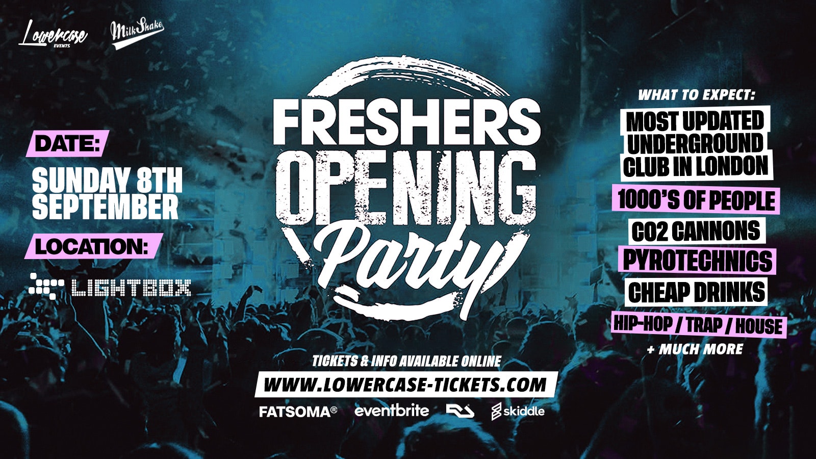 The Official Freshers Opening Party 2024⚡ – London Freshers Week 2024