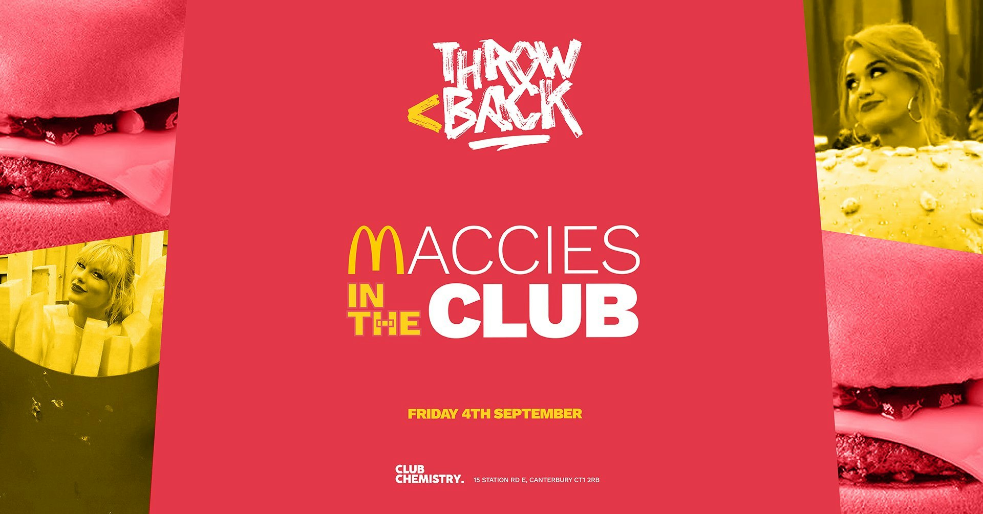 Maccies In Da Club 🍔  (2000s & 2010s throwbacks) *15 £6 TICKETS LEFT*