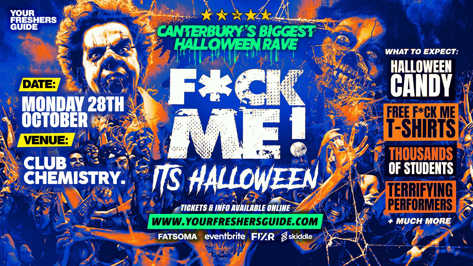 F*CK ME It’s Halloween | Canterbury Freshers 2024