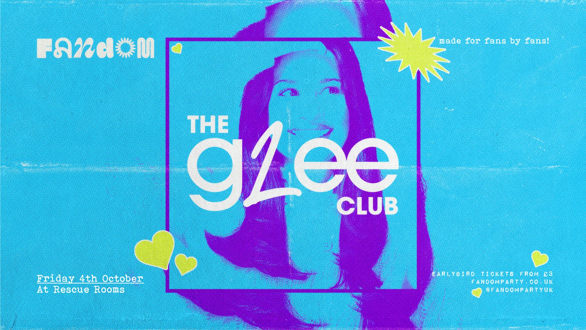 The GLEE Club 🎶 Fandom at Rescue Rooms, Nottingham