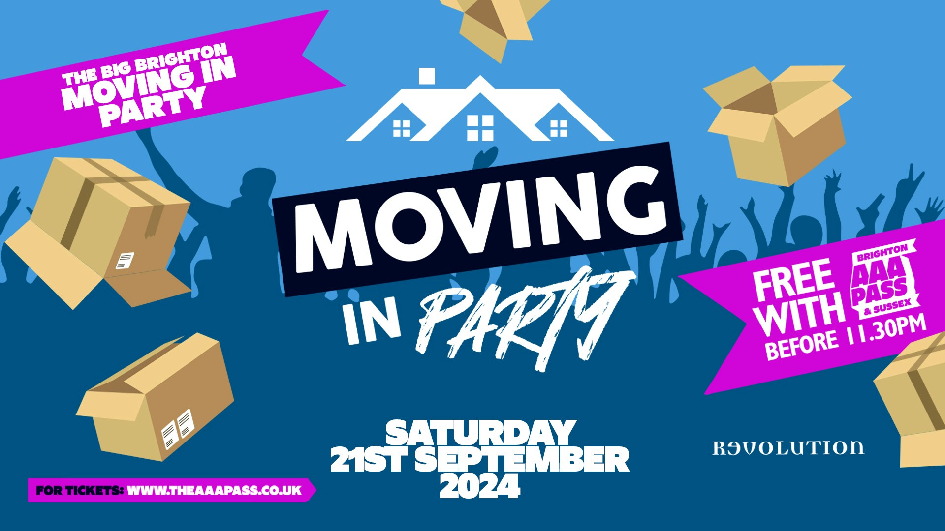 The Big Brighton Moving In Party 2024 | Free with AAA Pass