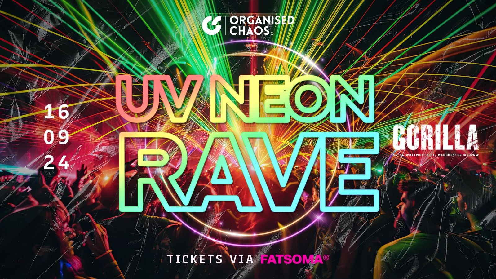 The Big Uv Neon Rave – Manchester Freshers Week