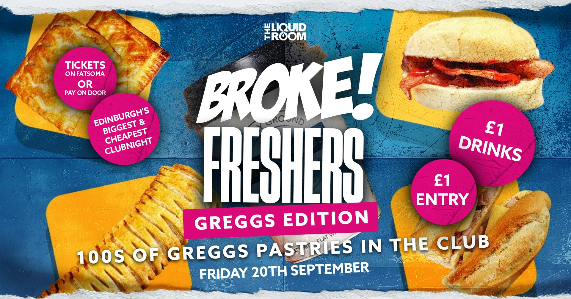 BROKE! FRIDAYS | MEGA GREGGS FRESHERS GIVEAWAY RETURNS! | QUEEN MARGARET UNI 🎓