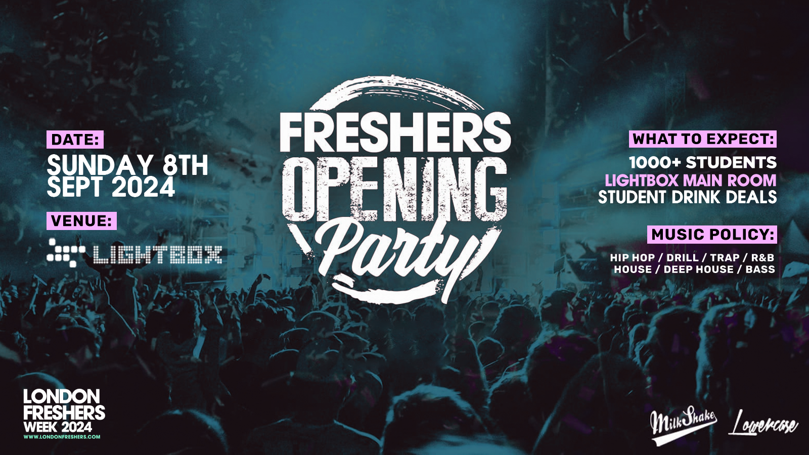 TONIGHT 11PM! The Official Freshers Opening Party ⚡ Tickets Out Now | London Freshers Week 2024