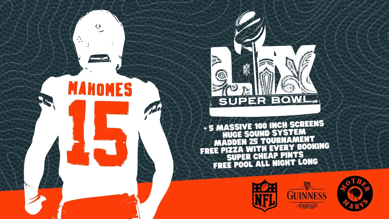 *SOLD OUT* SUPER BOWL LIX:  MANCHESTER’S BIGGEST SCREENING