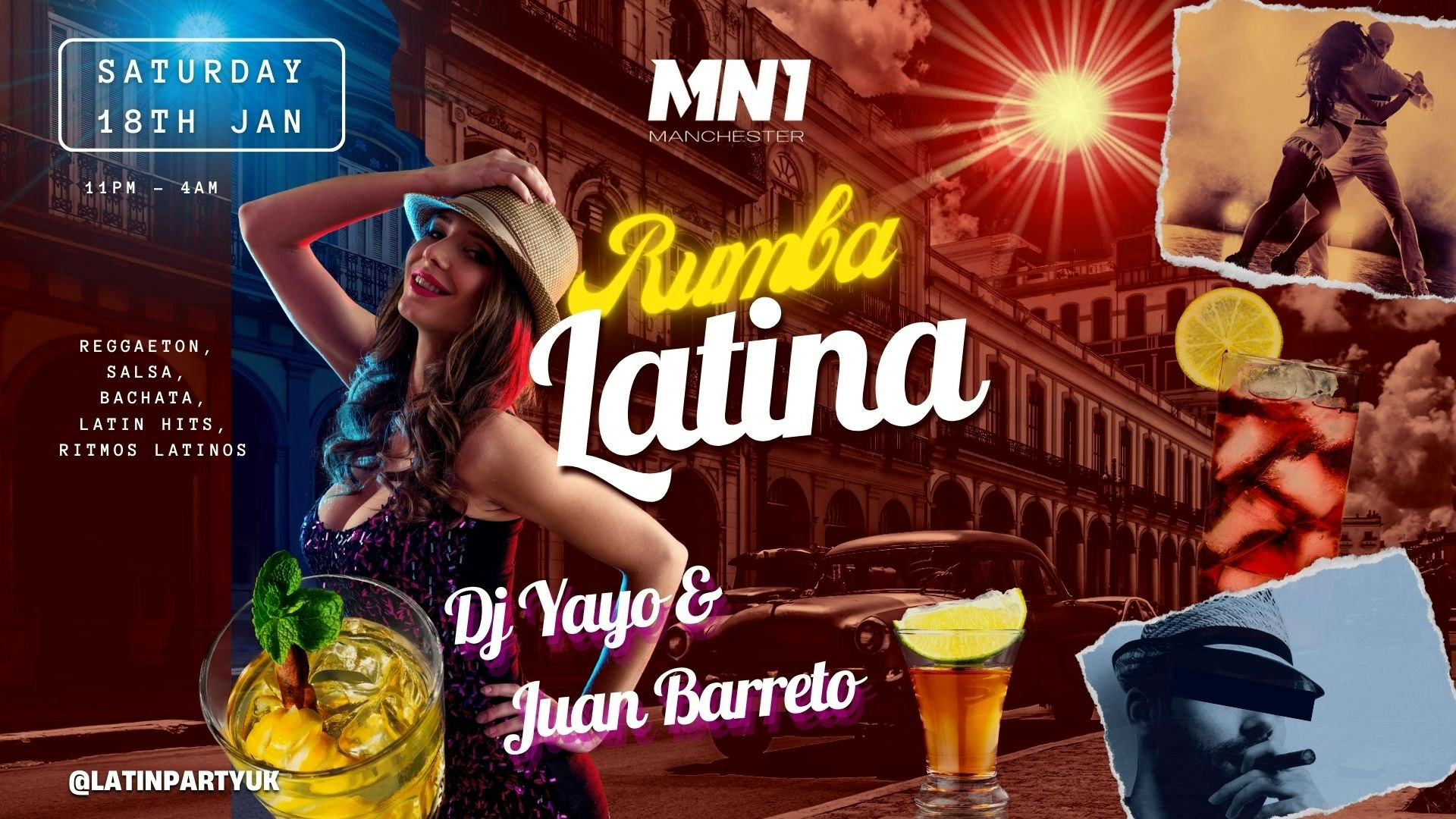 RUMBA LATINA MANCHESTER | SATURDAY 18TH JANUARY