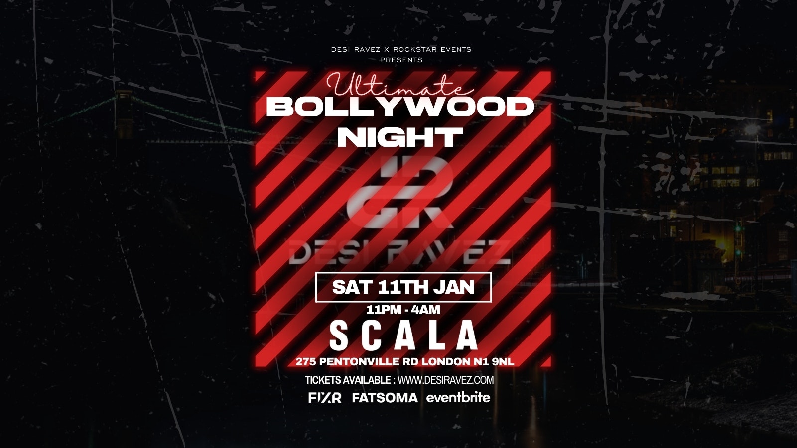 Bollywood Night – Saturday 11th January @SCALA