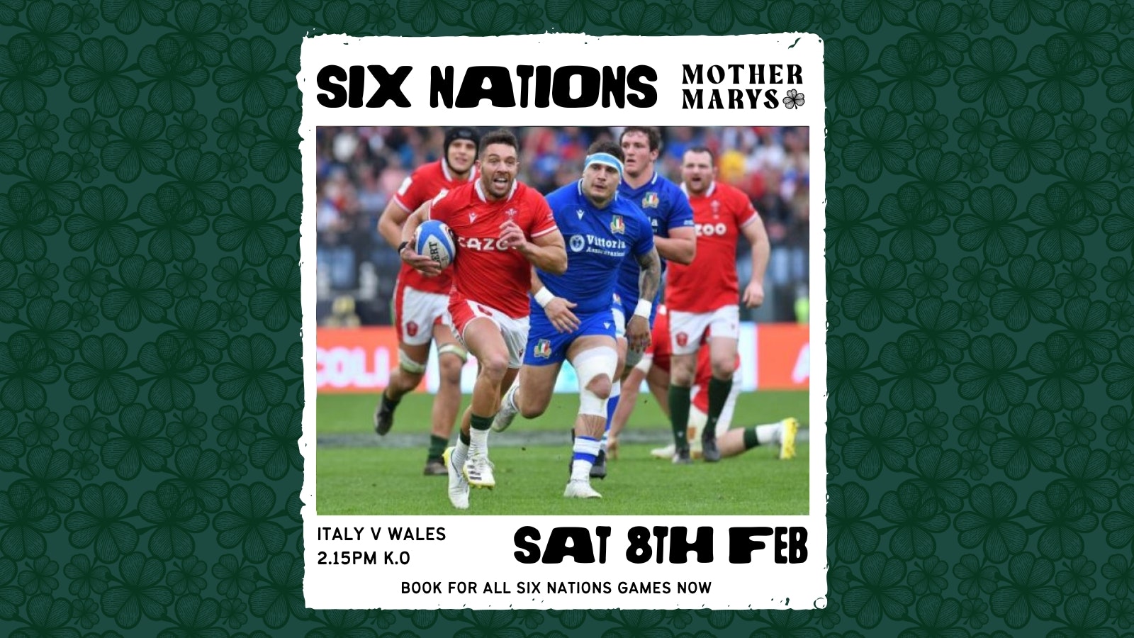 SIX NATIONS: Italy v Wales