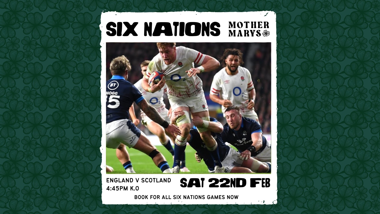SIX NATIONS: England v Scotland
