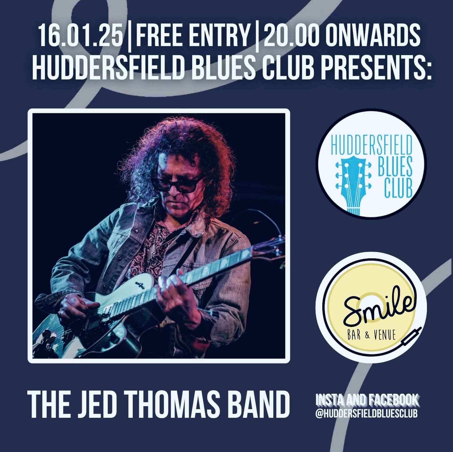 Jed Thomas Band at Huddersfield Blues Club