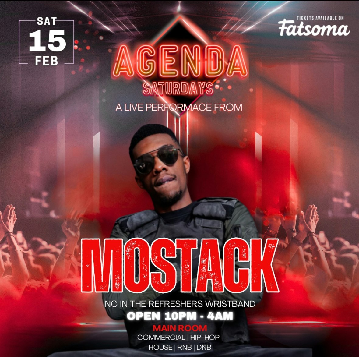 AGENDA SATURDAYS – MOSTACK BOOTHS