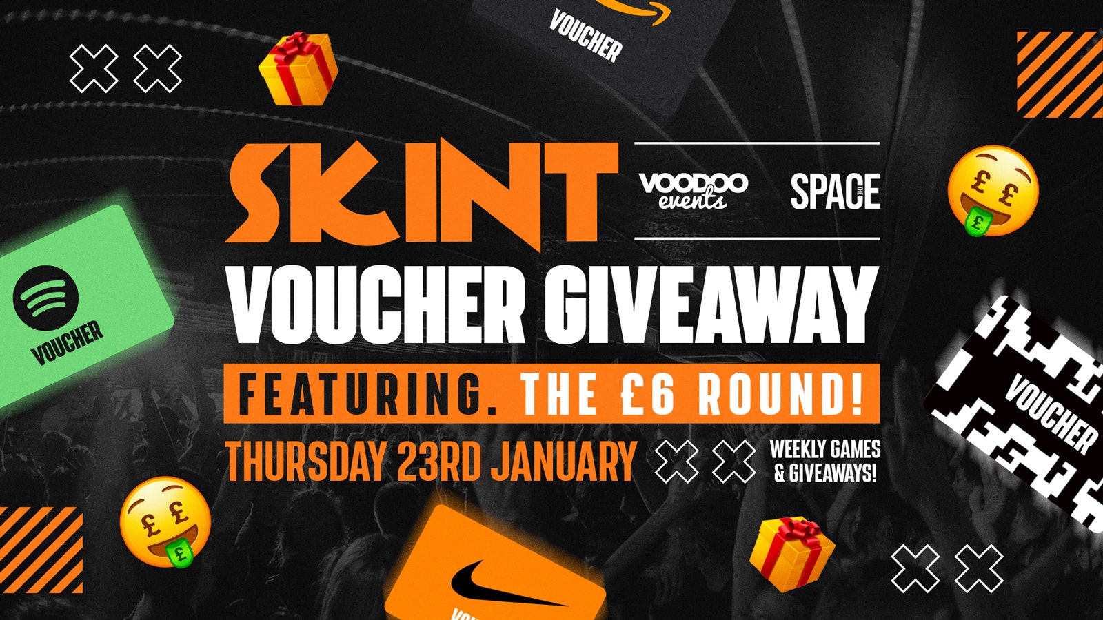 Skint Thursdays at Space Leeds 23rd January – Voucher Giveaway