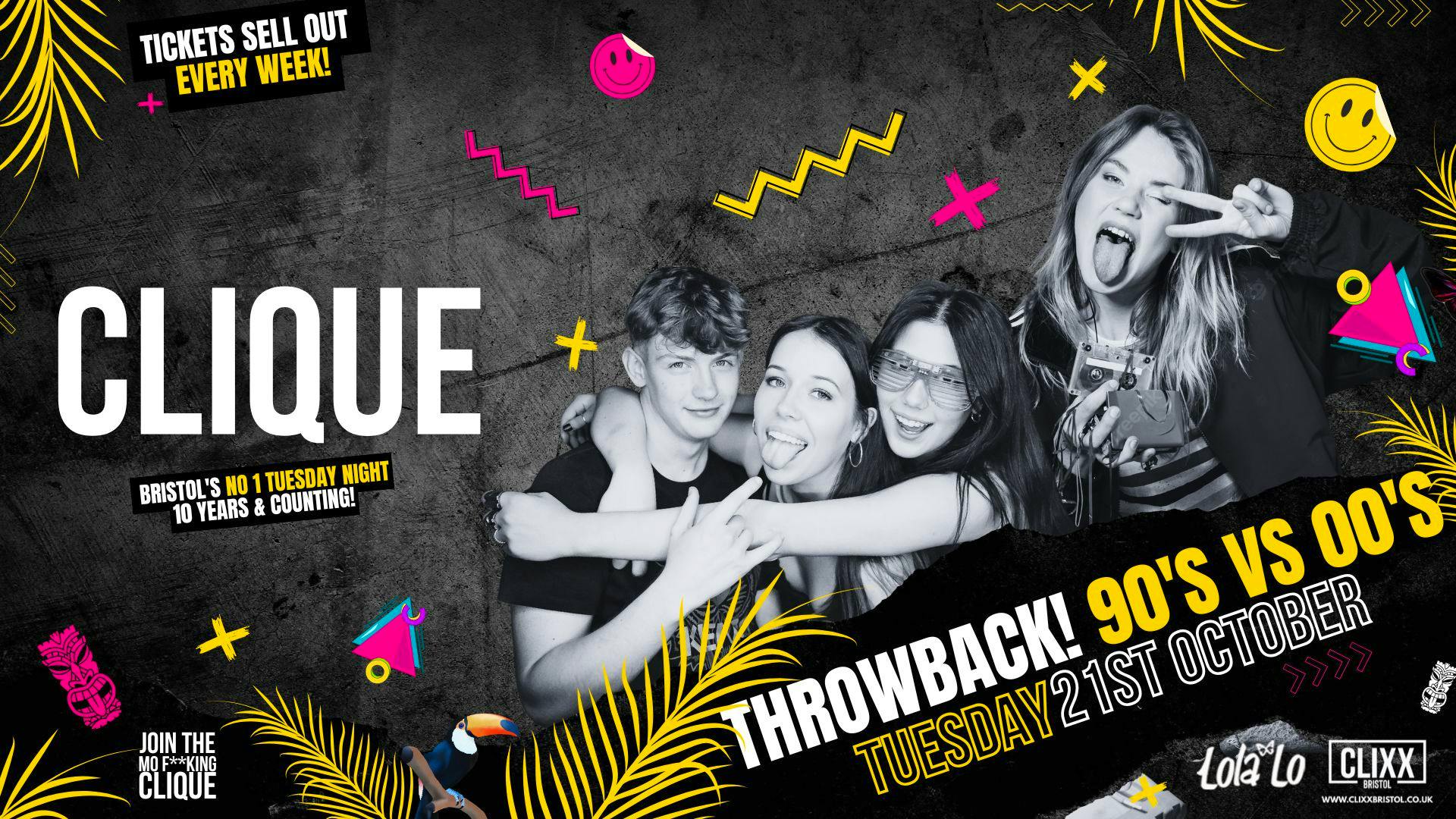 CLIQUE | Throwback 90’s vs 00’s🔥 Join The Mo F**king Clique